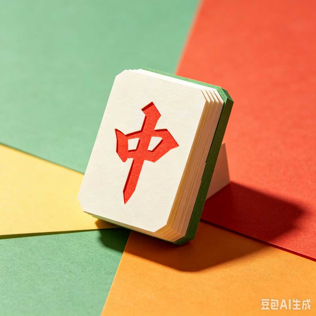 logo engrave mahjong tiles